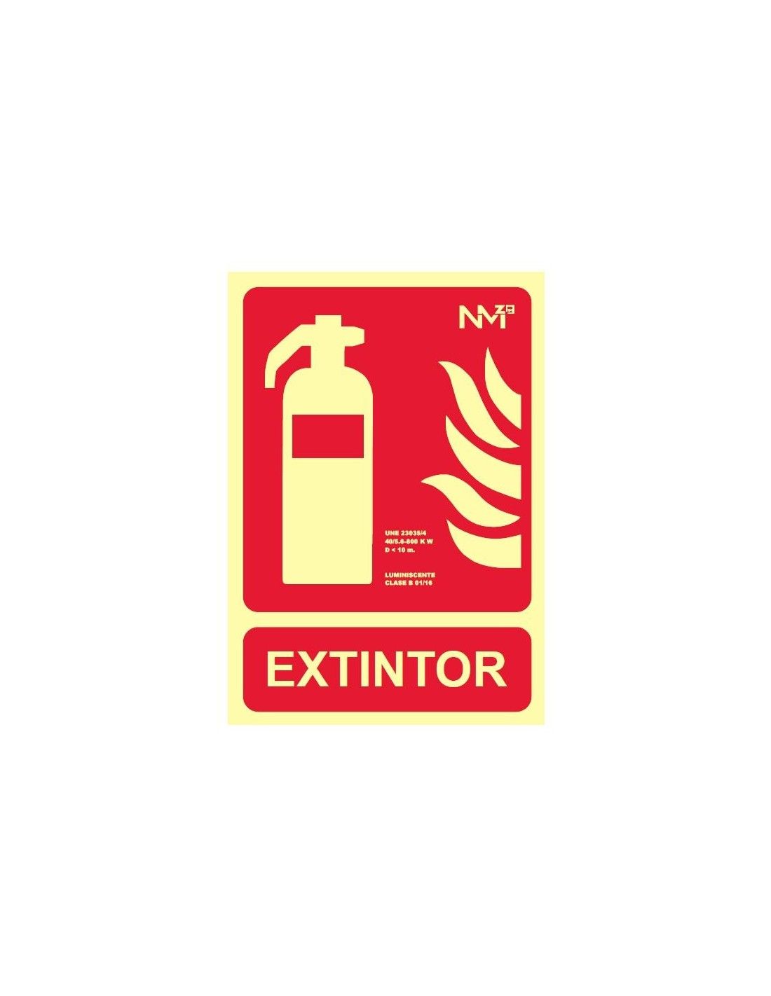 Señal extintor