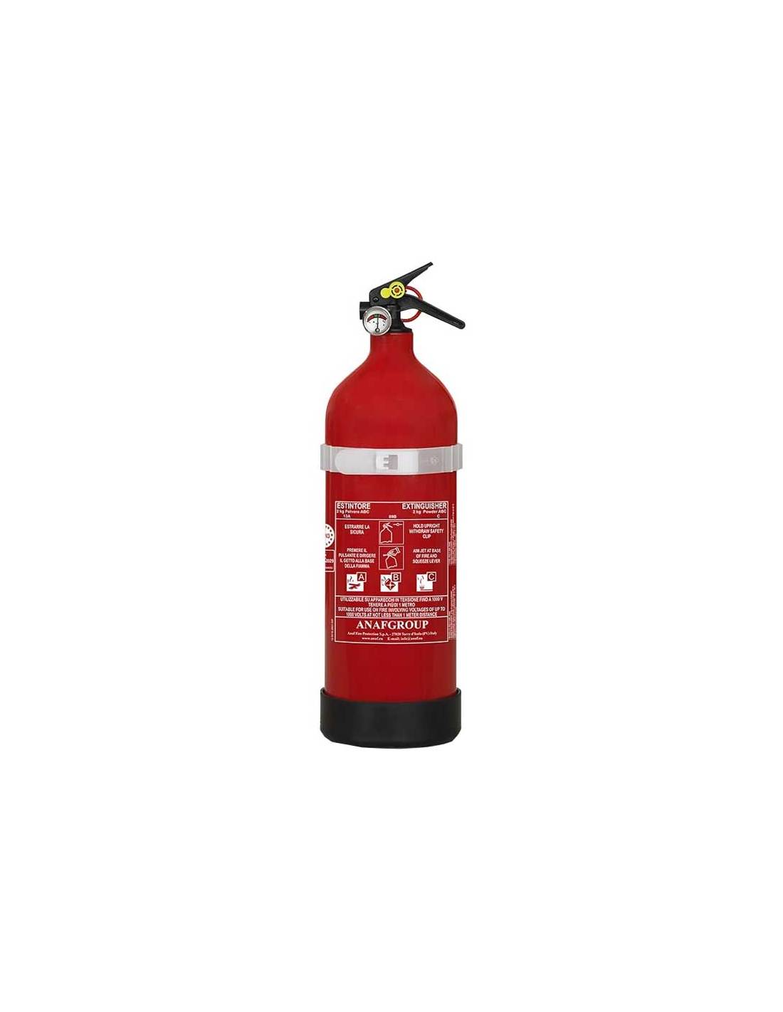 Extintor 2 kg barco de polvo ABC – Eficacia 34A 89B C