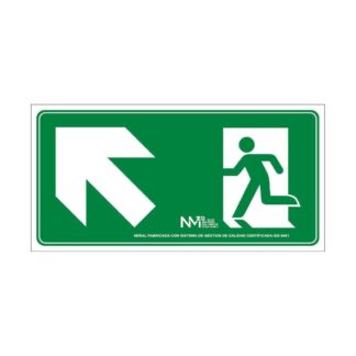 Señal Salida Escalera Izquierda Arriba Clase B